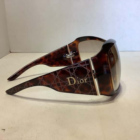Christian Dior Cannage 1 ATVYP 115 Mask Wrap Sunglasses Tortoise Color - Picture 7 of 7